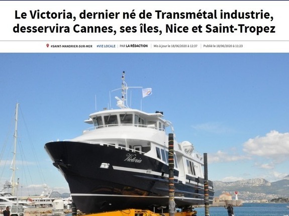 The Victoria is on Nice-Matin! 